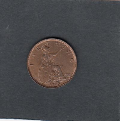 Beschrijving: 1 Farthing GEORGIUS V